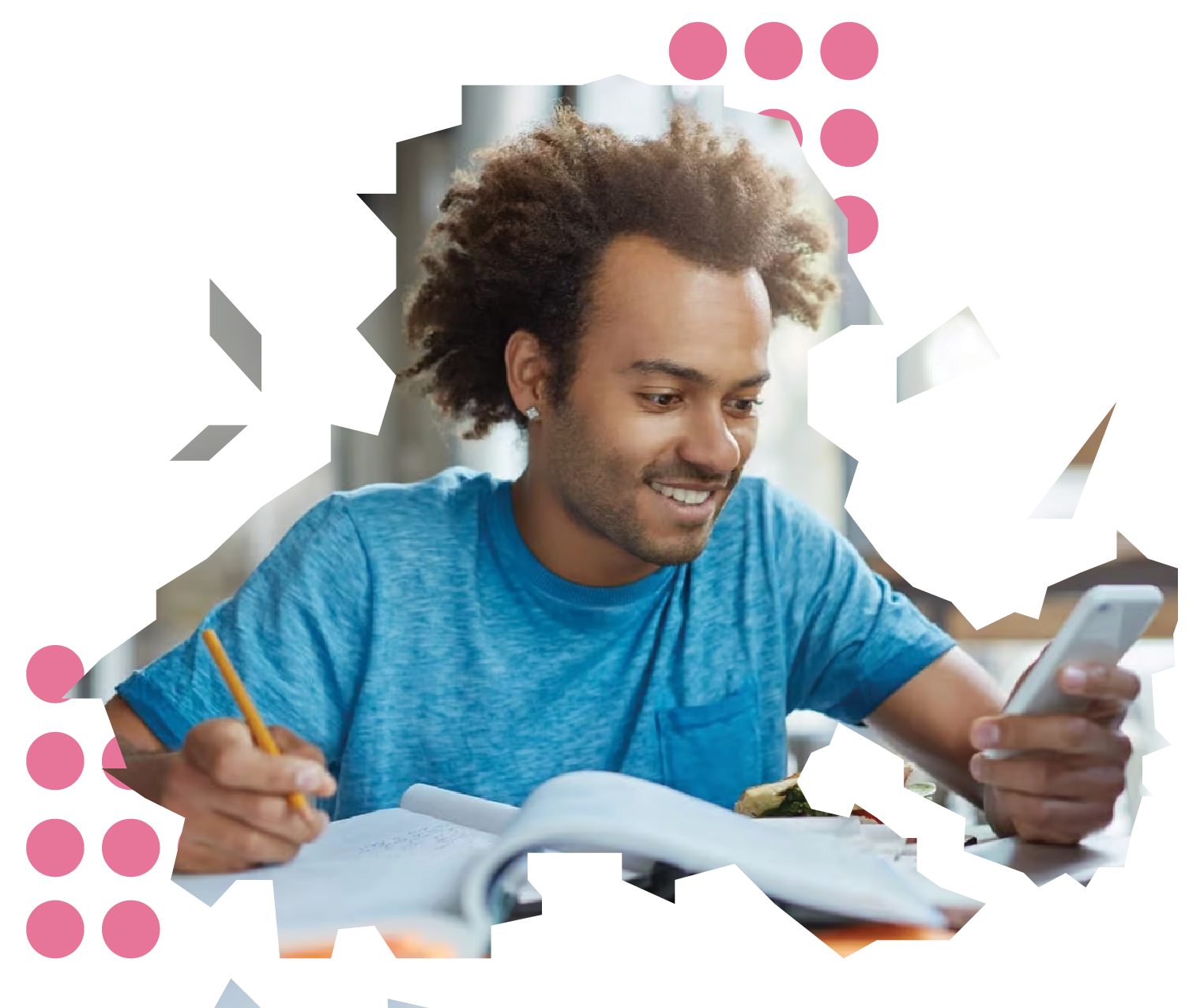 Smiling student